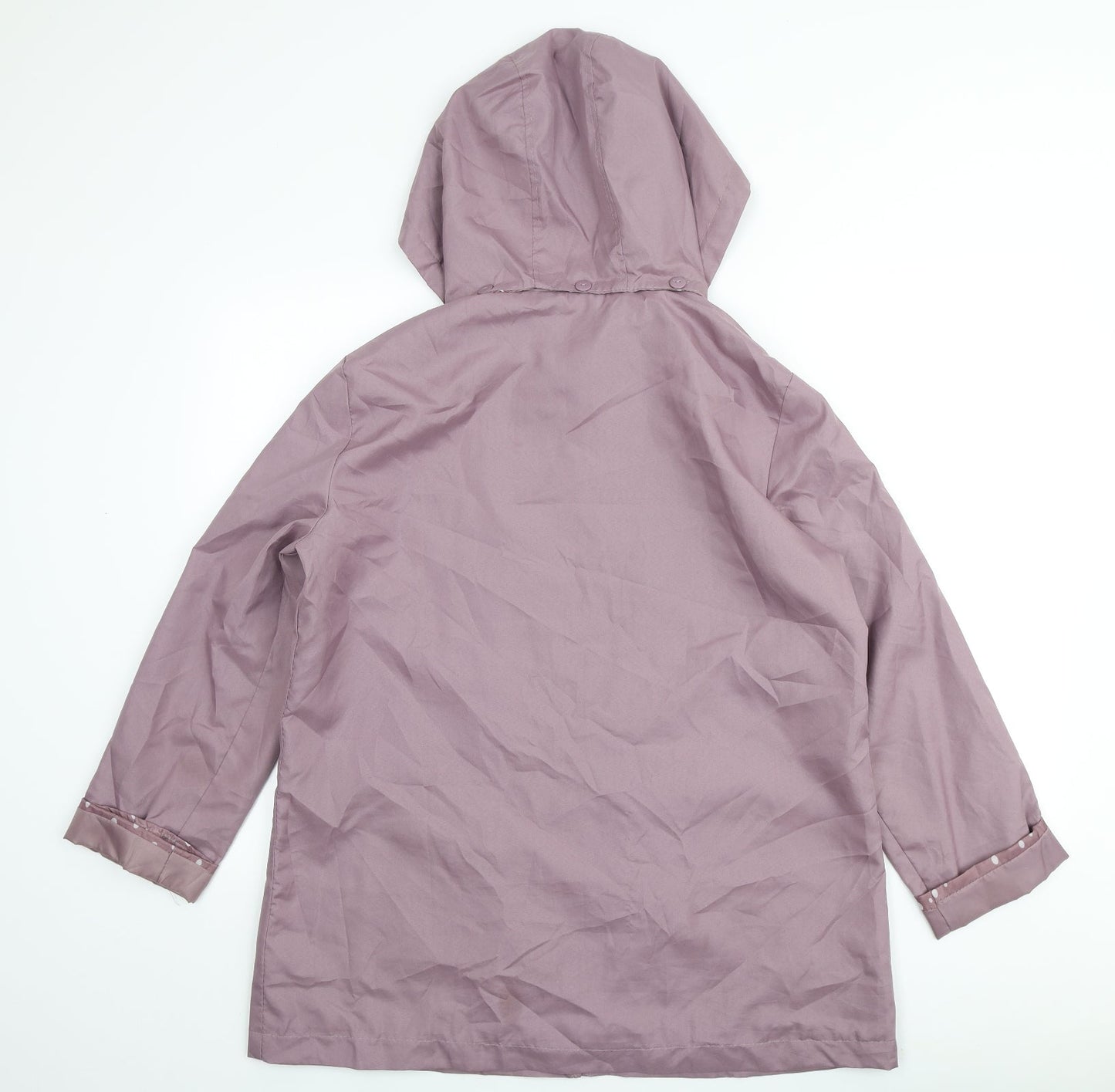 Womens UK Size M Anne De Lancay Pink Anorak Coat