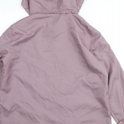 Womens UK Size M Anne De Lancay Pink Anorak Coat