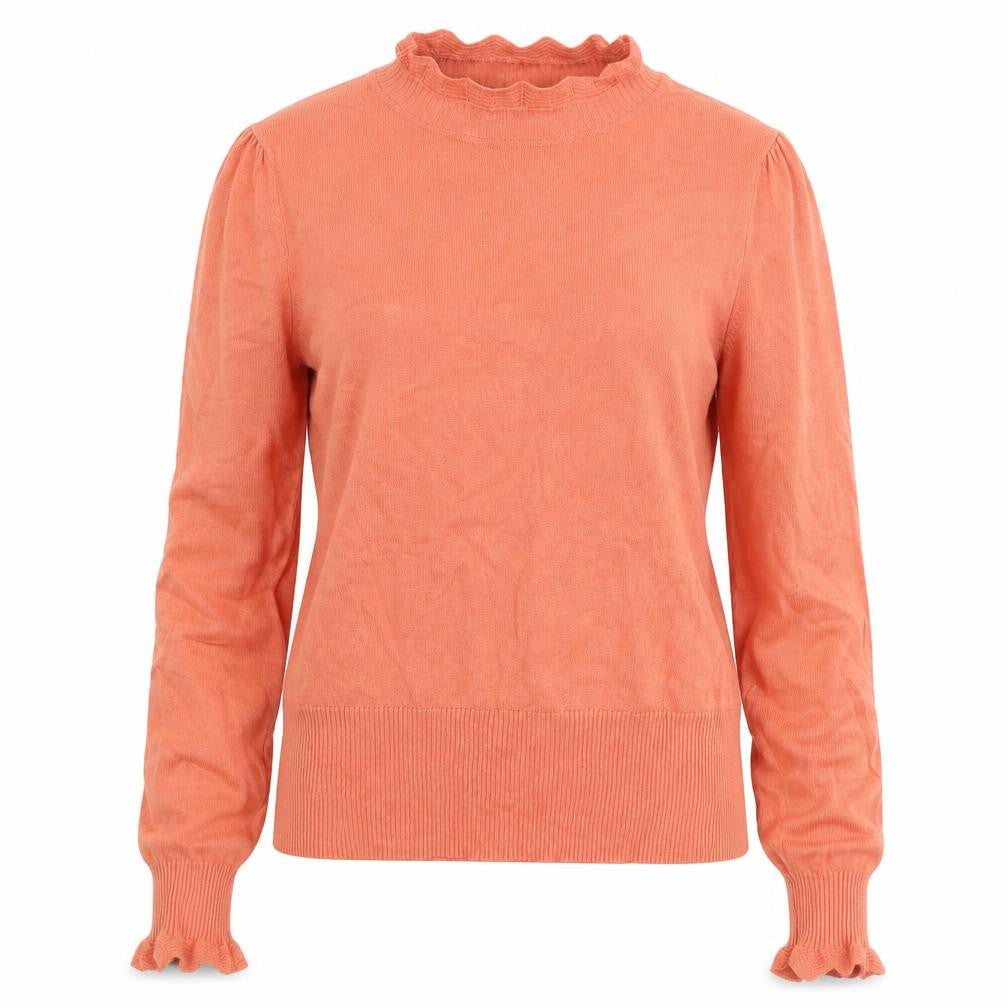 Womens UK Size S Oasis Orange Pullover Jumper