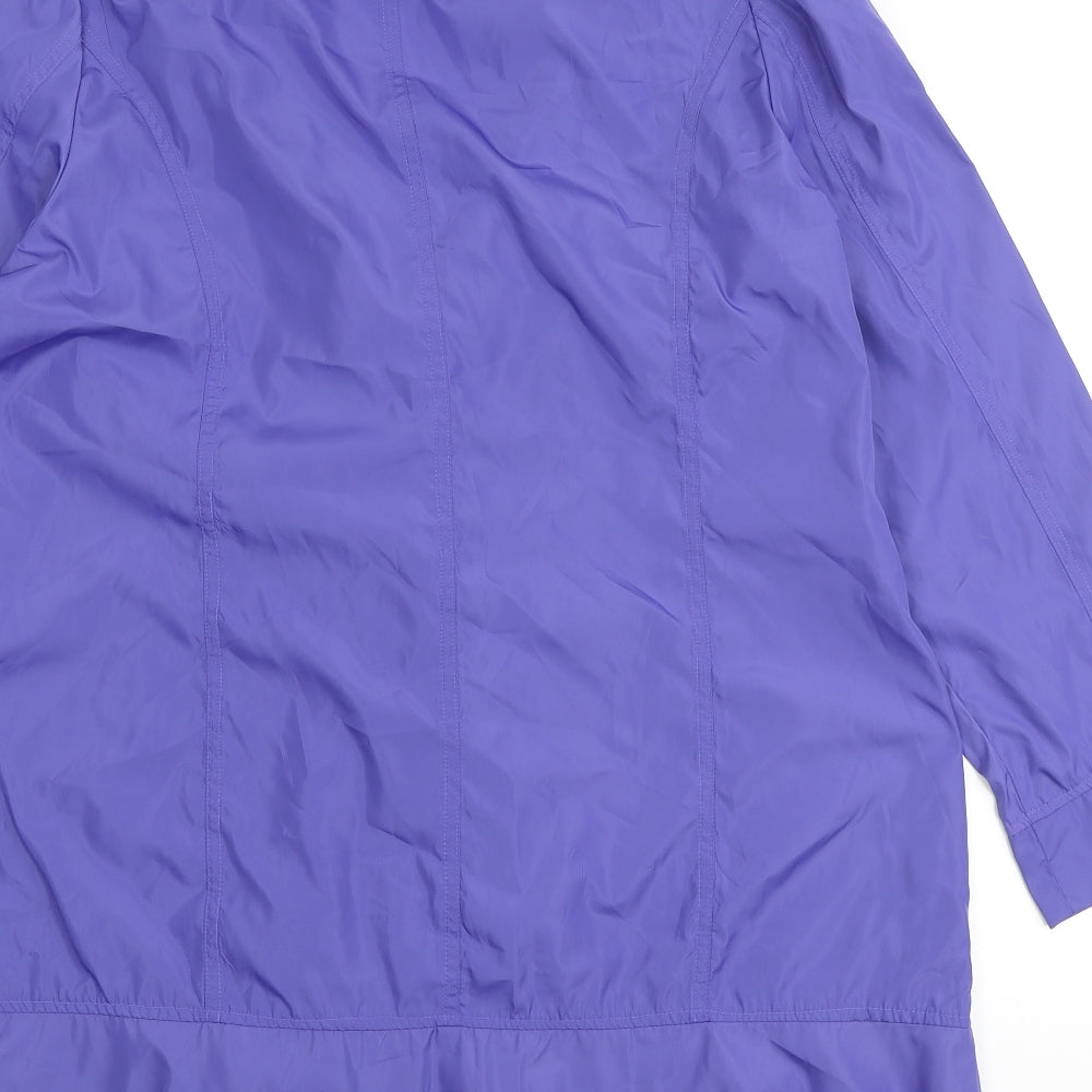 Womens UK Size 16 Being Casual Purple Anorak Coat