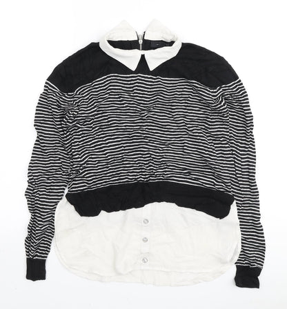 Womens UK Size 10 Atmosphere Black Pullover Jumper