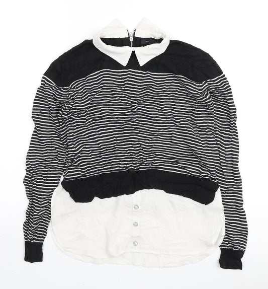 Womens UK Size 10 Atmosphere Black Pullover Jumper