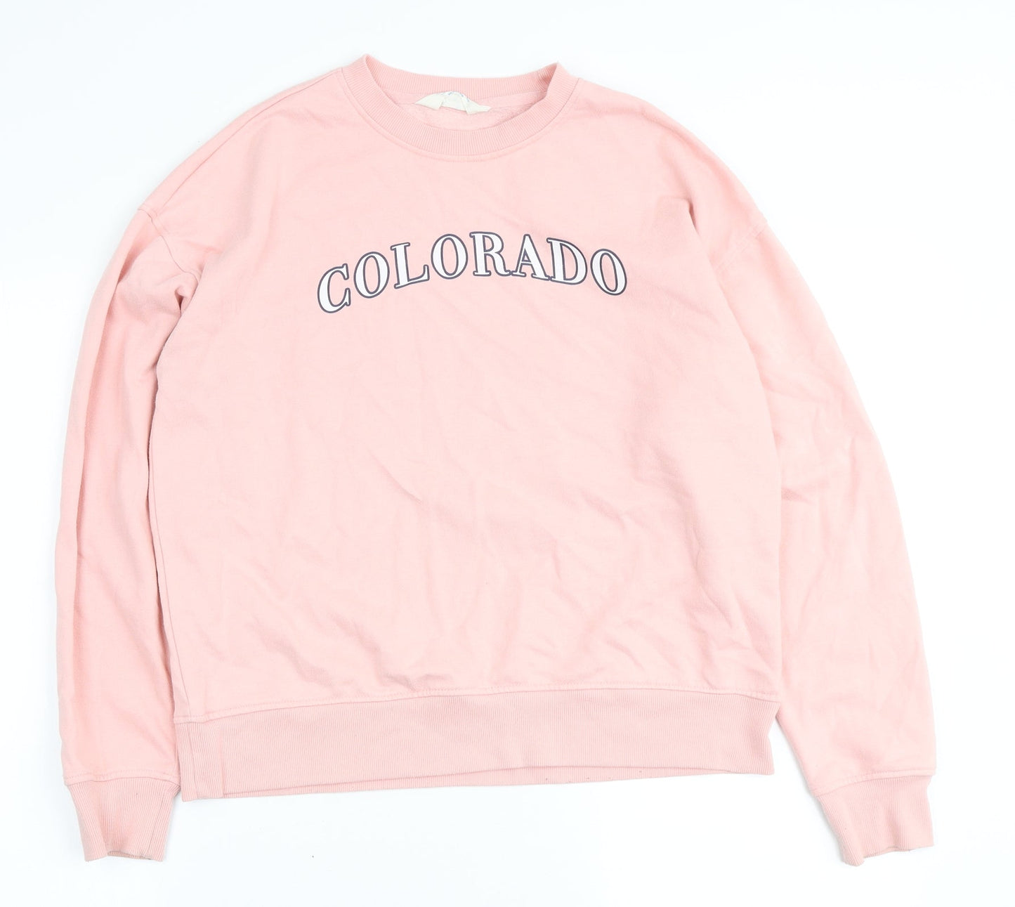 Primark Womens Pink Cotton Pullover Sweatshirt Size XS Pullover - Colorado