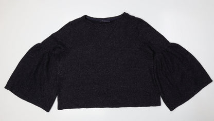 Womens UK Size 14 Marks and Spencer Blue Pullover Jumper