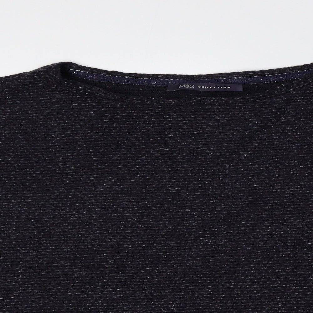 Womens UK Size 14 Marks and Spencer Blue Pullover Jumper
