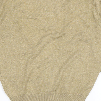 Womens UK Size 10 Topshop Beige Cardigan Jumper