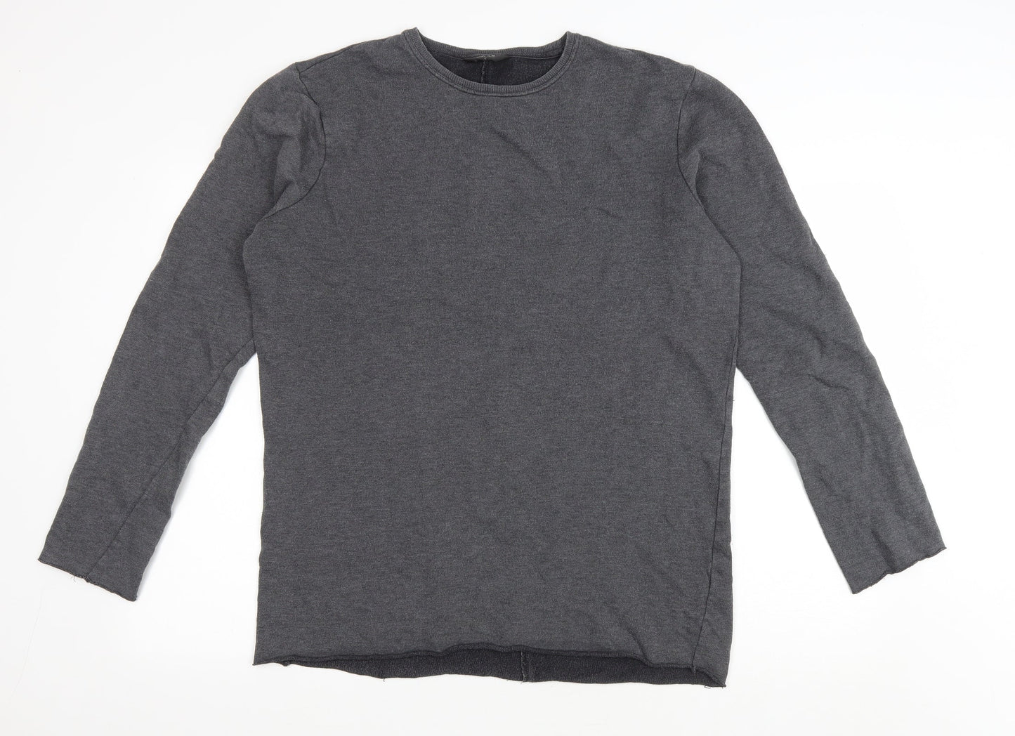 NEUW Mens Grey Polyester Pullover Sweatshirt Size M
