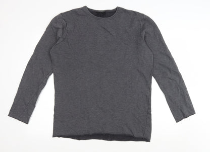 NEUW Mens Grey Polyester Pullover Sweatshirt Size M