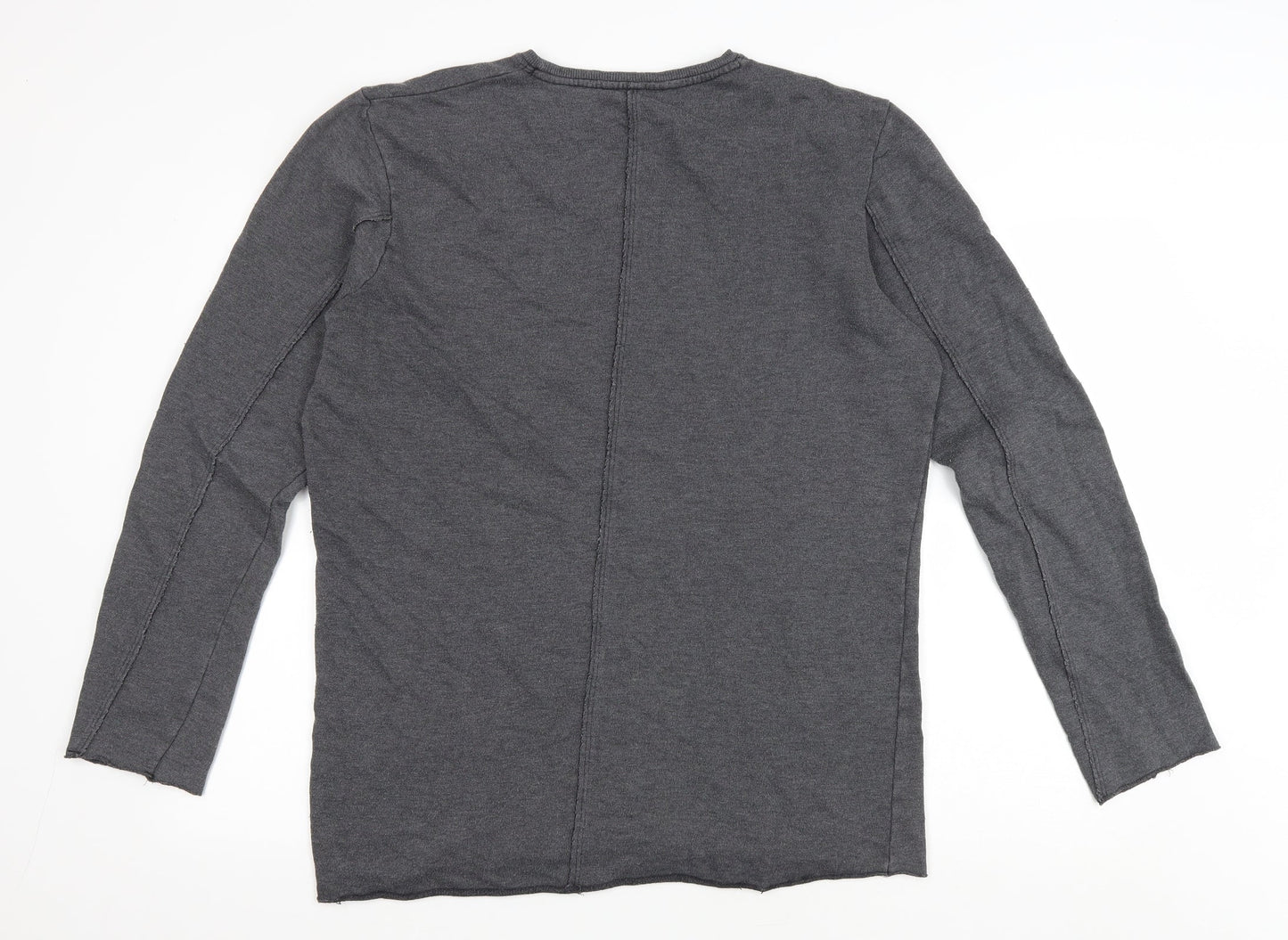 NEUW Mens Grey Polyester Pullover Sweatshirt Size M
