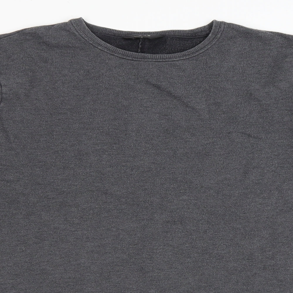 NEUW Mens Grey Polyester Pullover Sweatshirt Size M