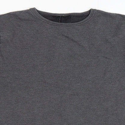 NEUW Mens Grey Polyester Pullover Sweatshirt Size M