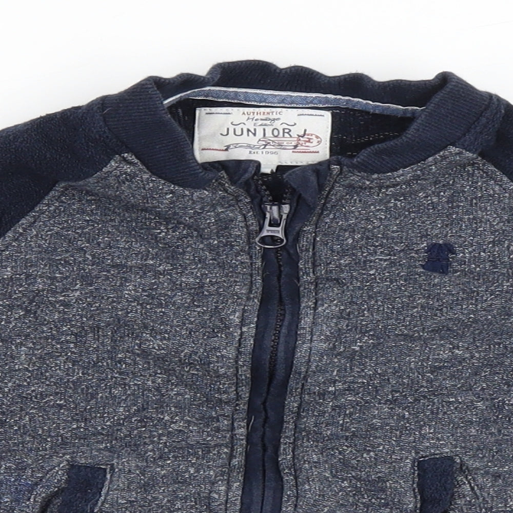 Debenhams Baby Blue Jacket Size 3-6 Months Zip