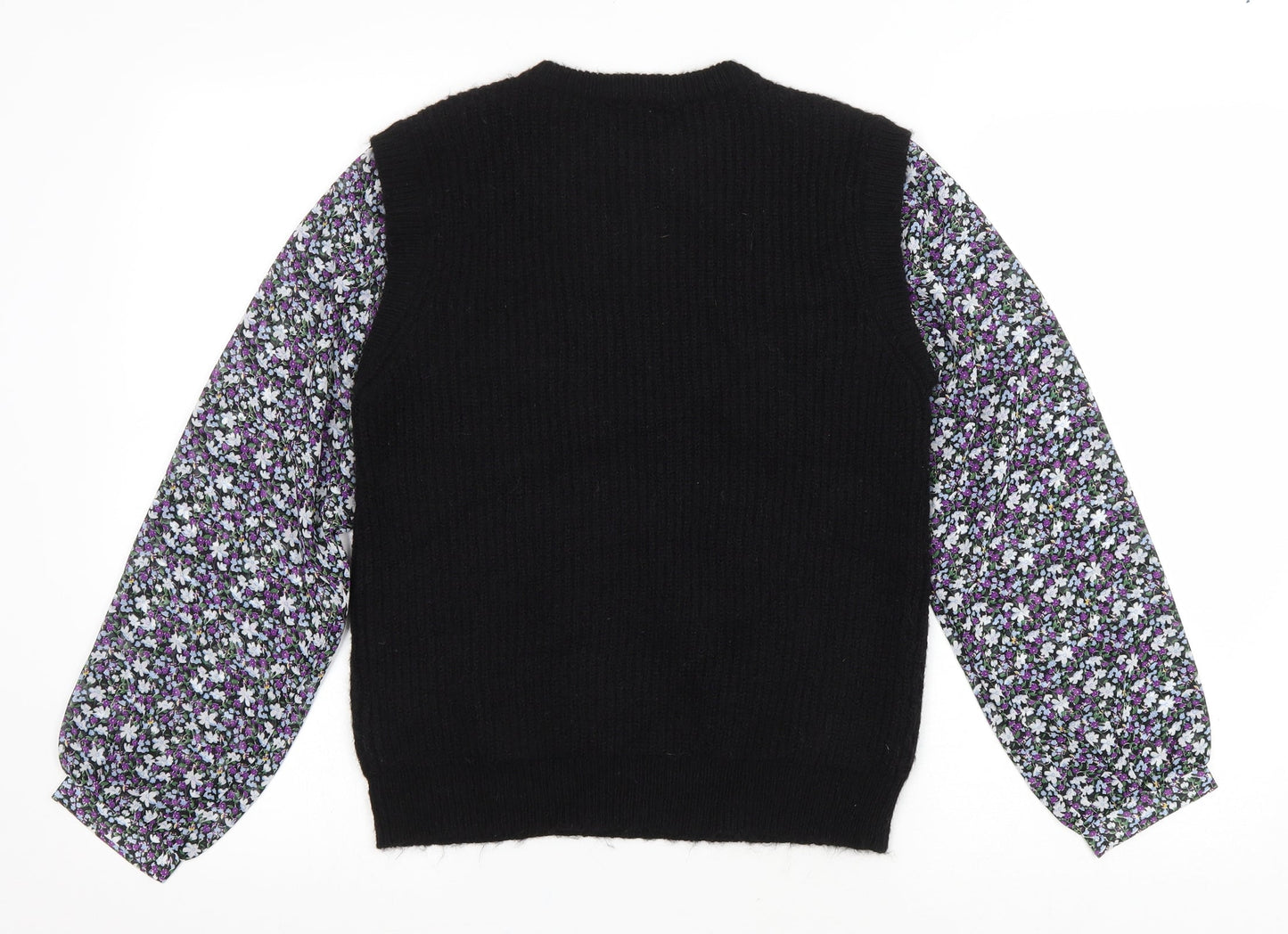 Womens UK Size 8 M&Co Black Pullover Jumper