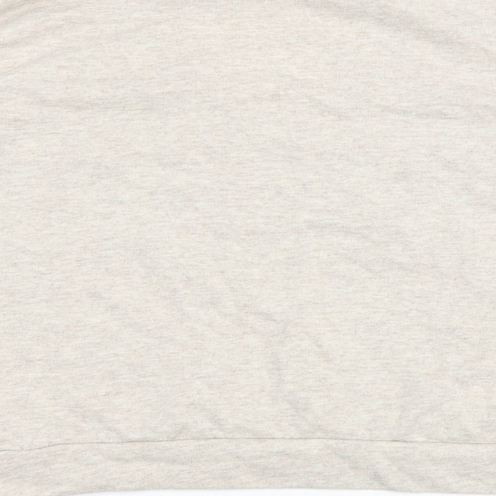 Boohoo Womens Beige Polyester Pullover Sweatshirt Size 8 Pullover - Keyhole neck