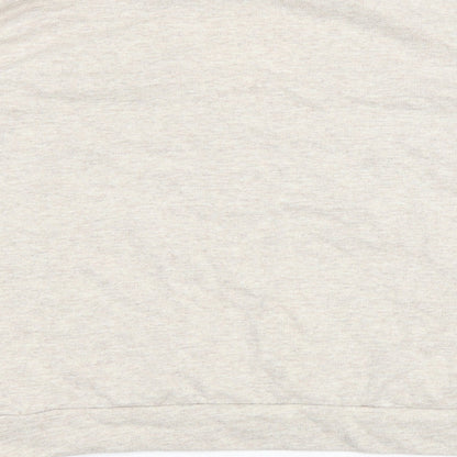 Boohoo Womens Beige Polyester Pullover Sweatshirt Size 8 Pullover - Keyhole neck