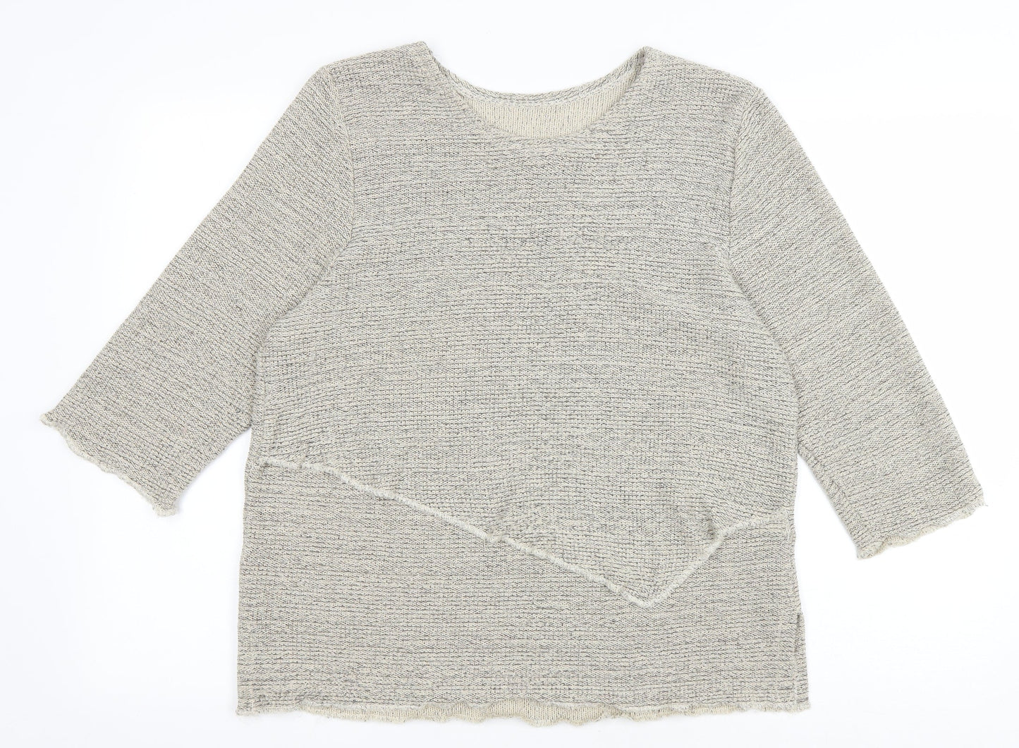Womens UK Size XL Preworn Beige Pullover Jumper