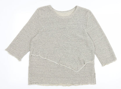 Womens UK Size XL Preworn Beige Pullover Jumper