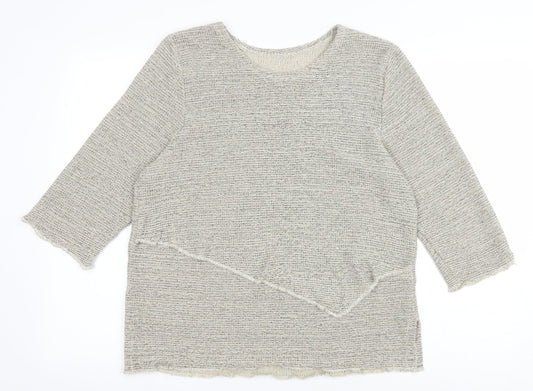 Womens UK Size XL Preworn Beige Pullover Jumper