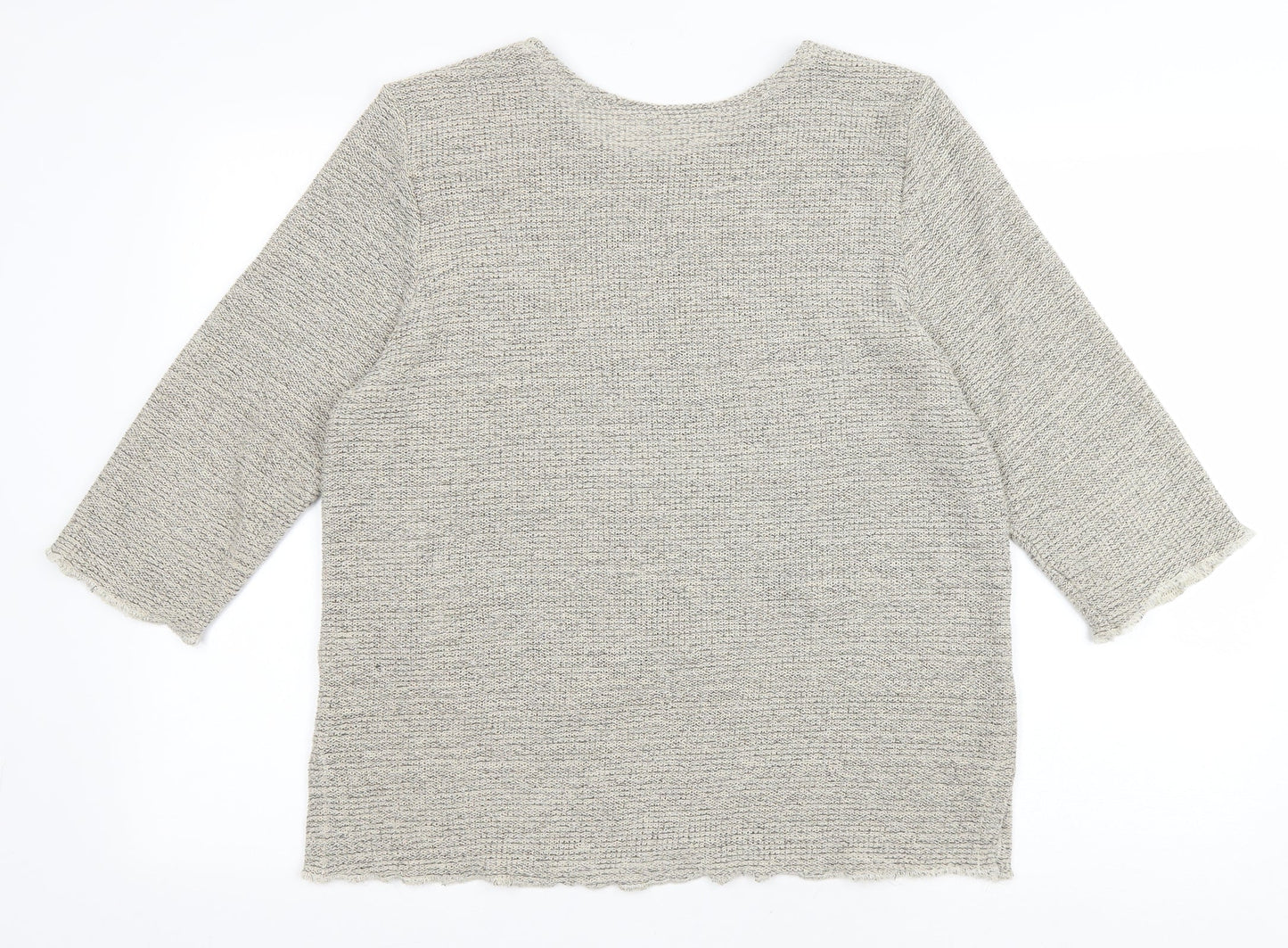 Womens UK Size XL Preworn Beige Pullover Jumper