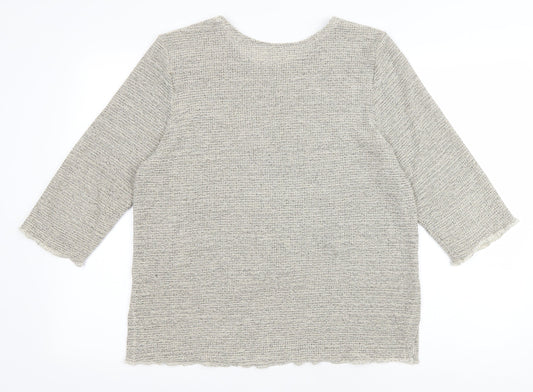 Womens UK Size XL Preworn Beige Pullover Jumper