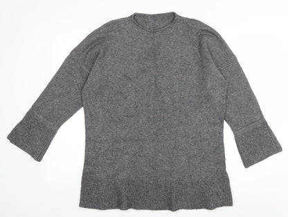 TU Womens Grey Round Neck Viscose Jumper Size L