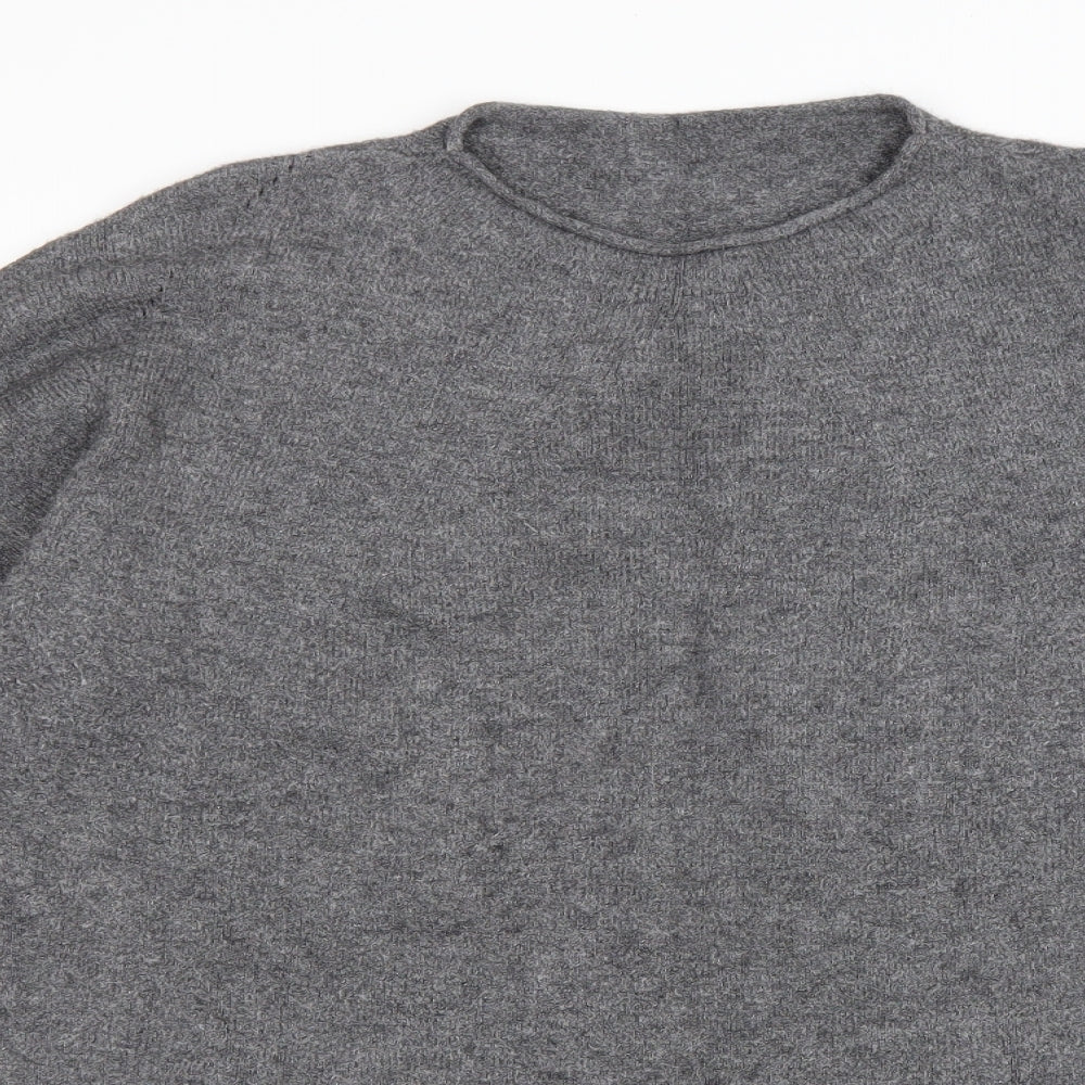 TU Womens Grey Round Neck Viscose Jumper Size L