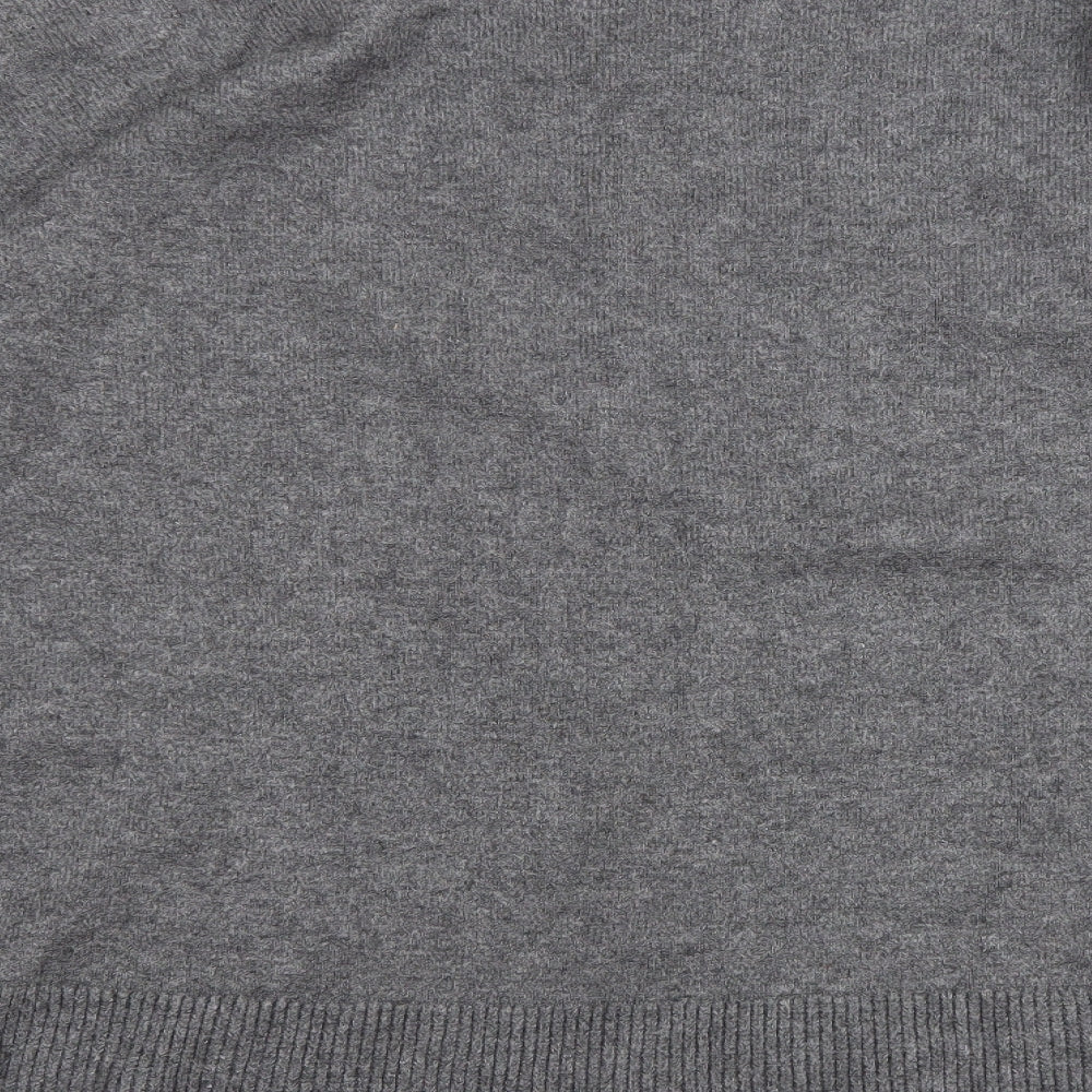 TU Womens Grey Round Neck Viscose Jumper Size L