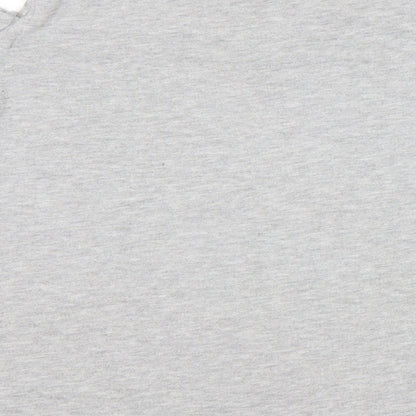 Papaya Womens Grey Polyester Pullover Sweatshirt Size 14 Pullover - Cold Shoulder