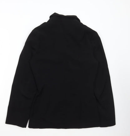 Womens UK Size 10 AMARANTO Black Jacket
