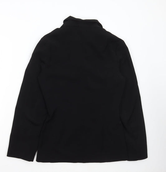 Womens UK Size 10 AMARANTO Black Jacket