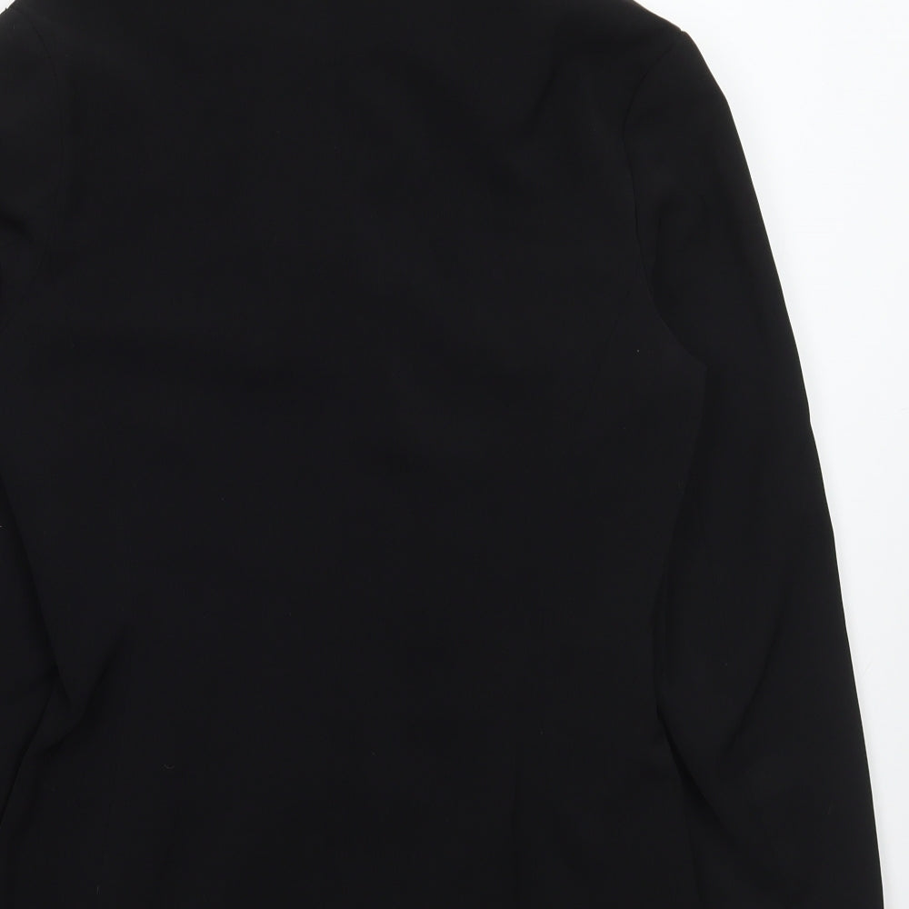 Womens UK Size 10 AMARANTO Black Jacket