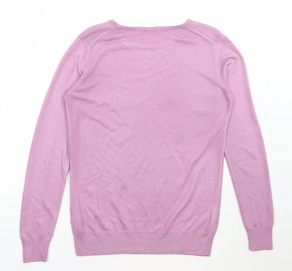Womens UK Size 8 Marks and Spencer Purple Pullover Jumper