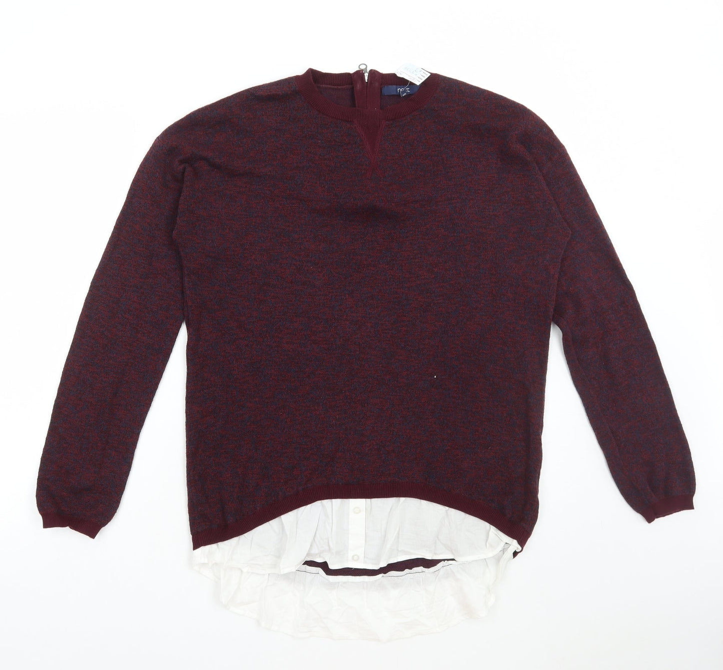 Womens UK Size 14 NEXT Red Pullover Jumper