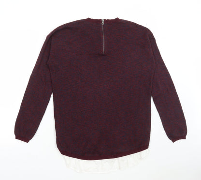 Womens UK Size 14 NEXT Red Pullover Jumper
