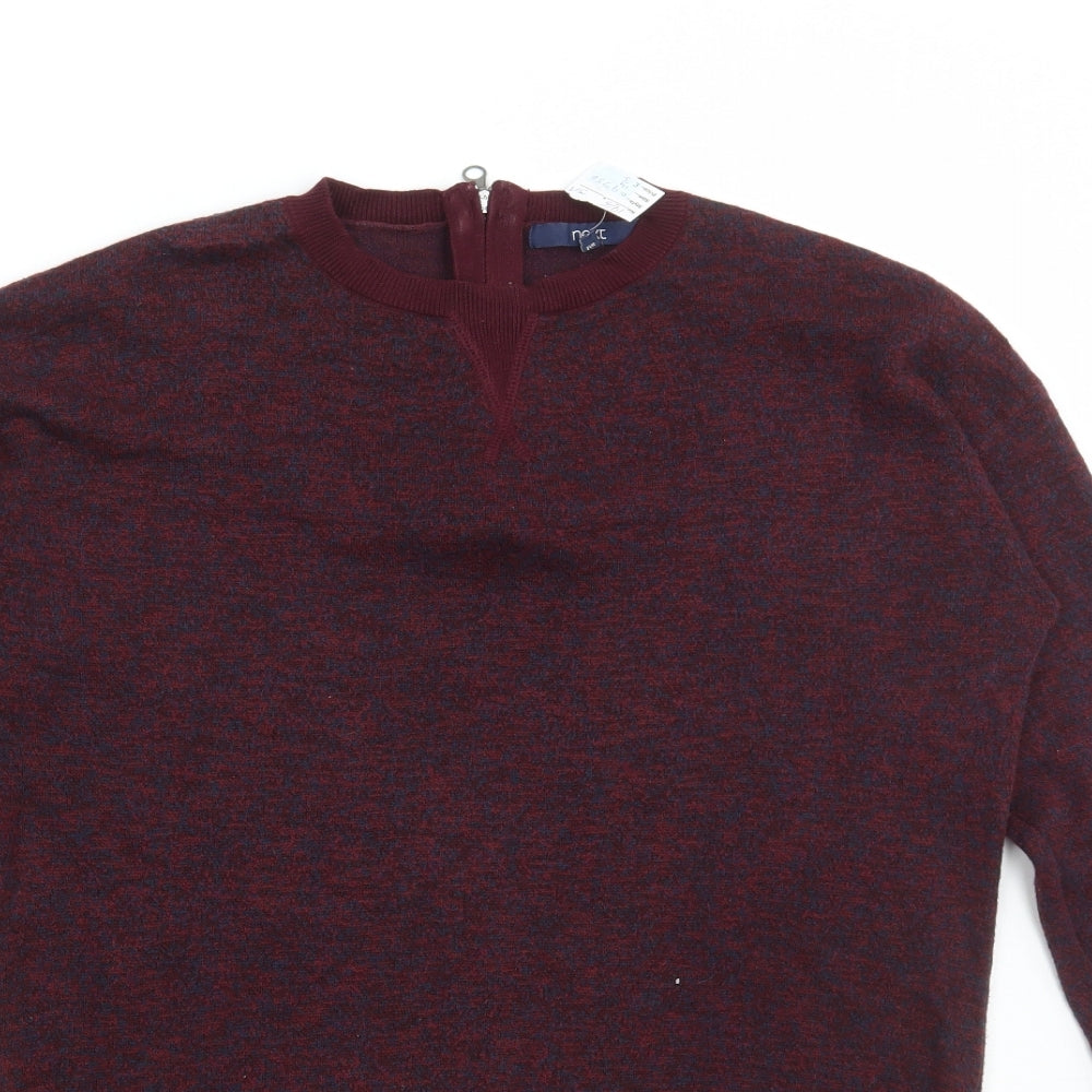 Womens UK Size 14 NEXT Red Pullover Jumper