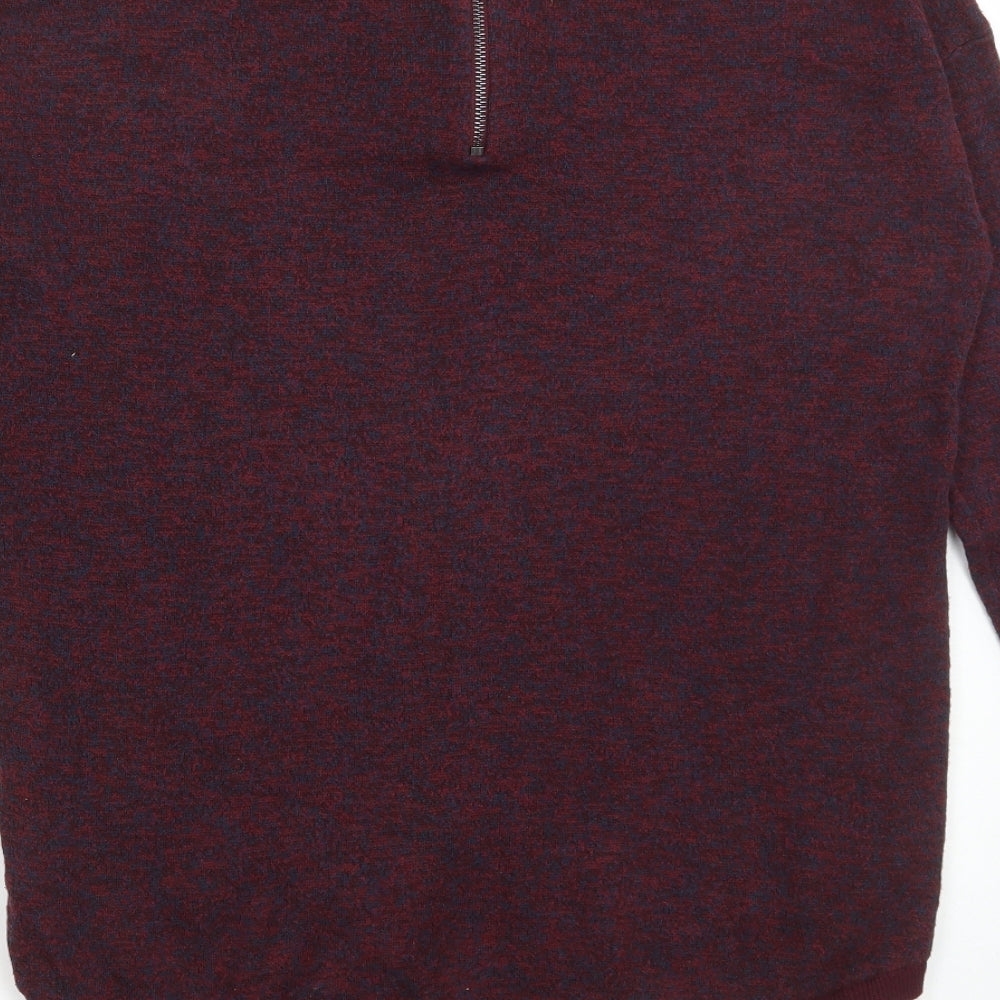 Womens UK Size 14 NEXT Red Pullover Jumper
