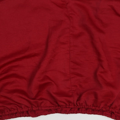 SheIn Womens Red Polyester Basic Blouse Size 3XL V-Neck