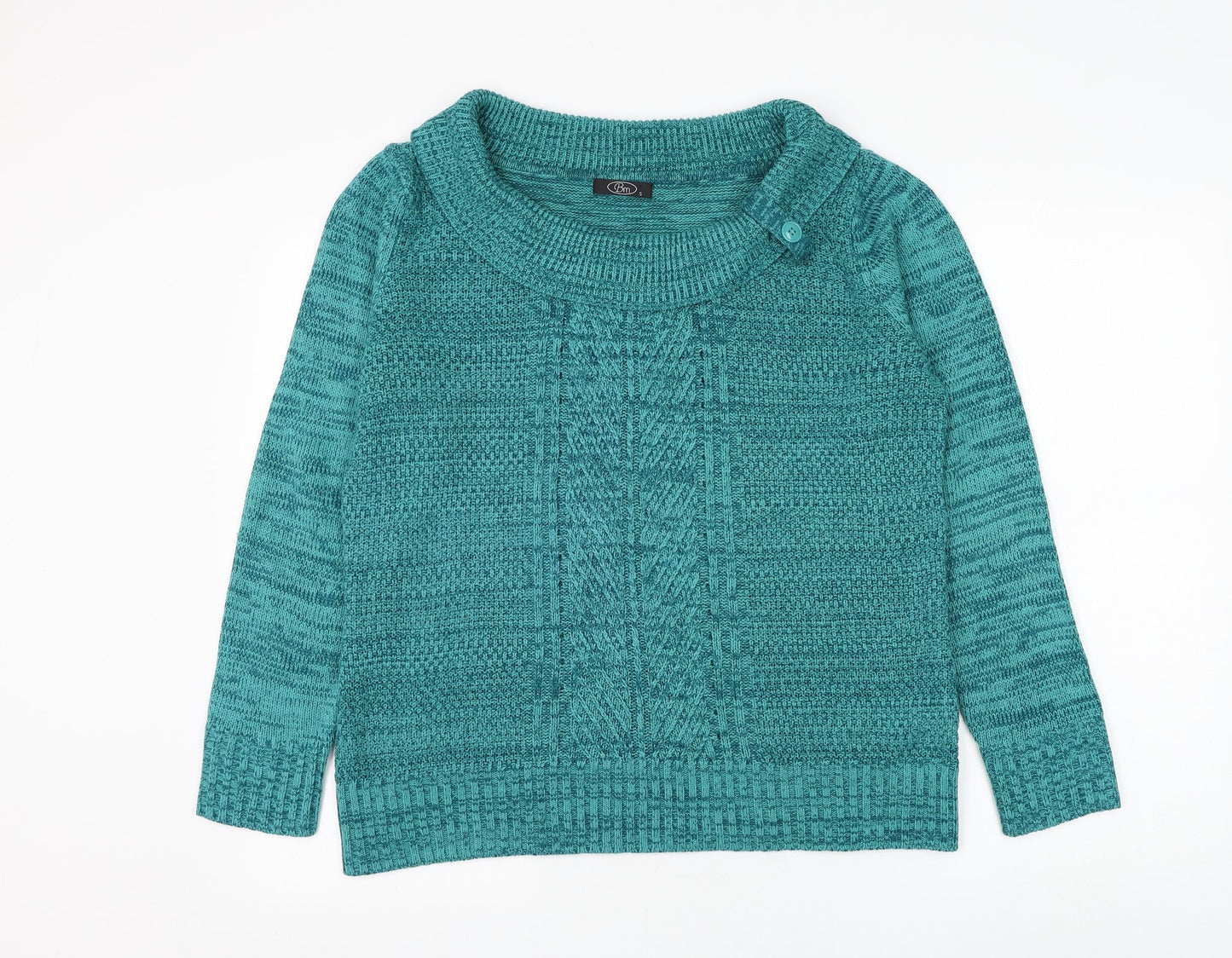 Womens UK Size S Bonmarché Blue Pullover Jumper