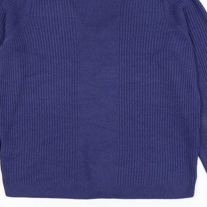 Womens UK Size 10 Marks and Spencer Blue Pullover Jumper