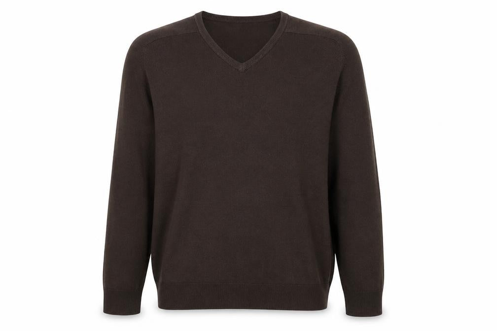 Mens UK Size M Marks and Spencer Brown Pullover Jumper