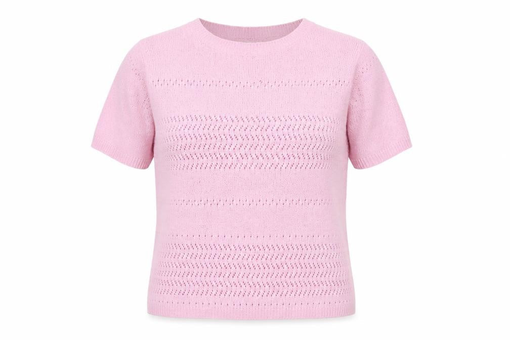 Womens UK Size 14 Berkertex Pink Pullover Jumper