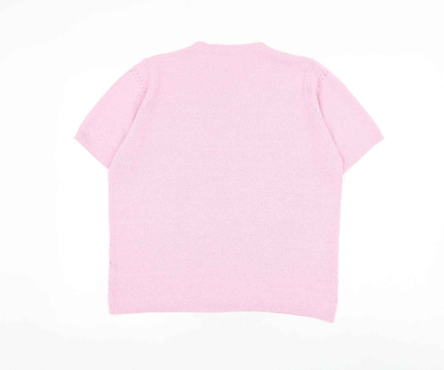 Womens UK Size 14 Berkertex Pink Pullover Jumper
