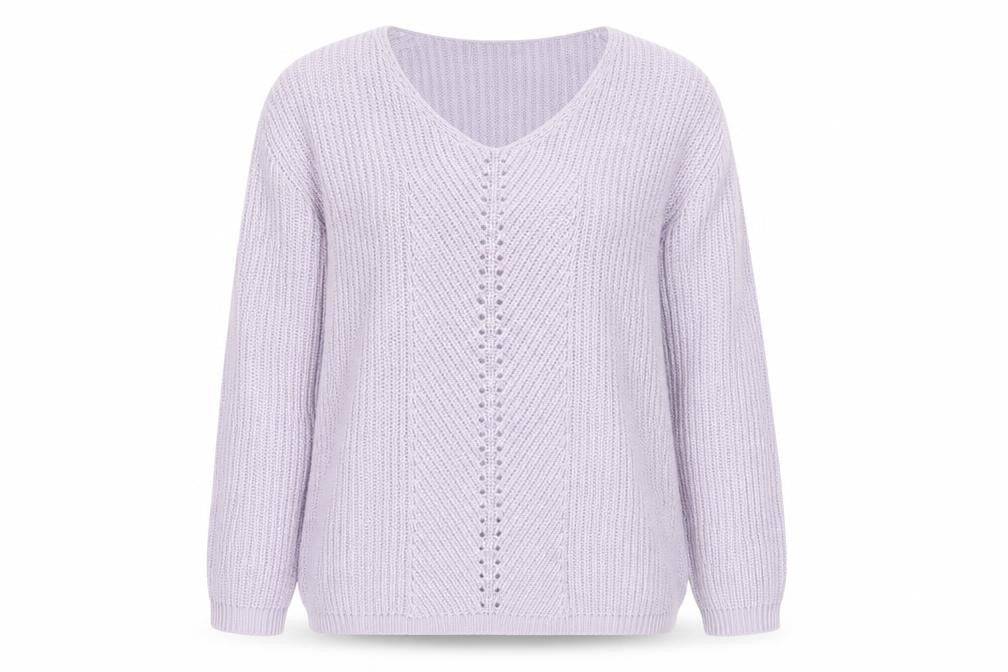 Womens UK Size S Peacocks Purple Pullover Jumper