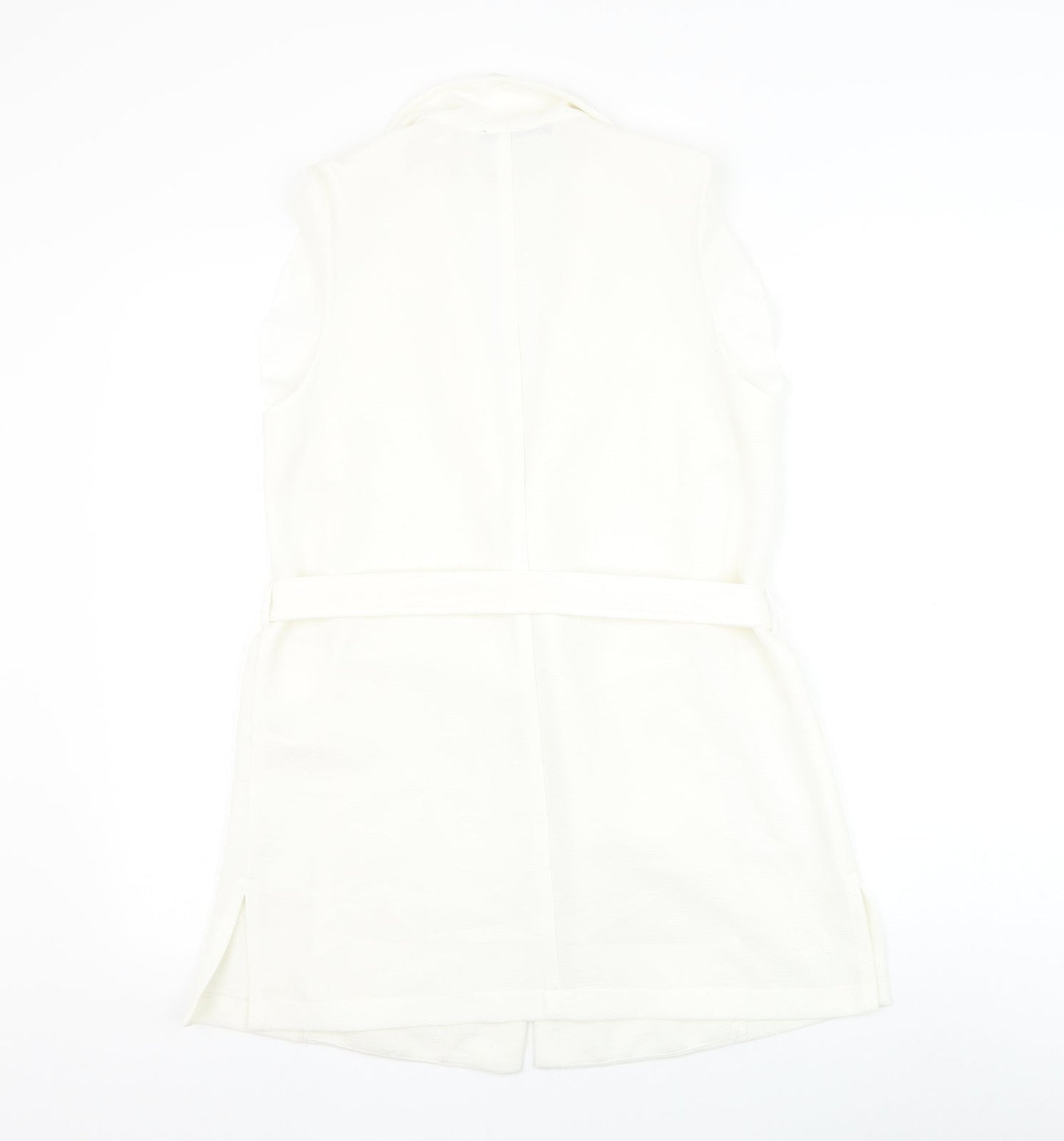 Atmosphere Womens White Jacket Size 10 Tie