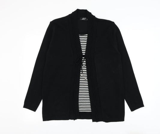 Womens UK Size M Me Black Cardigan Jumper