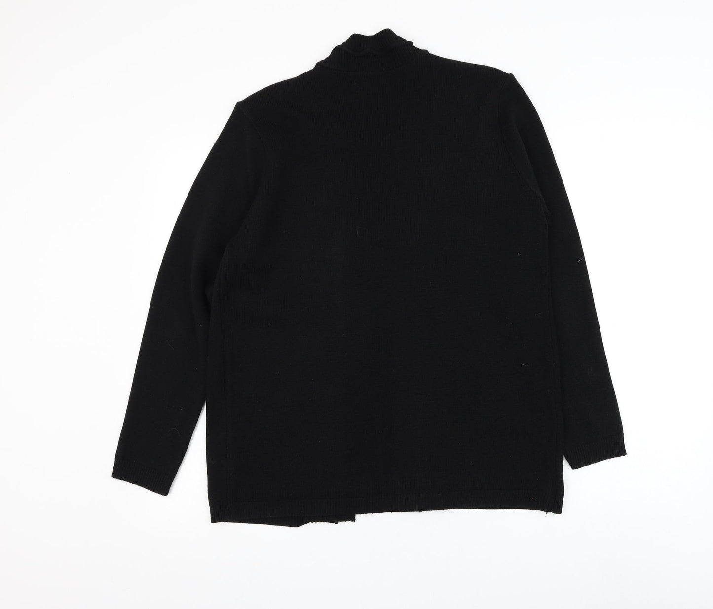 Womens UK Size M Me Black Cardigan Jumper