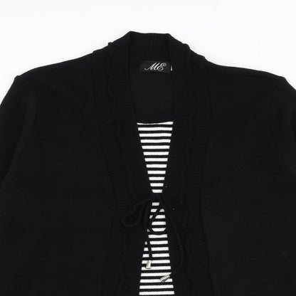 Womens UK Size M Me Black Cardigan Jumper