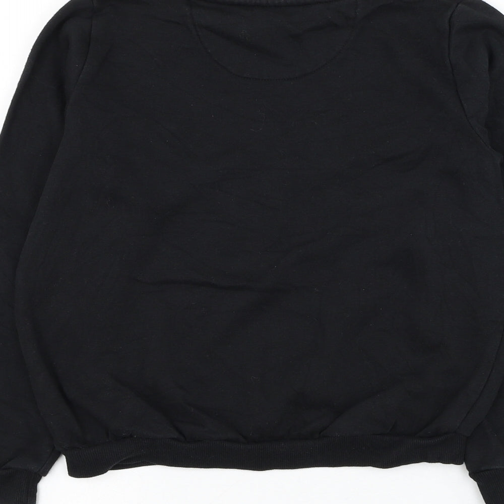 Primark Boys Black Cotton Pullover Sweatshirt Size 10-11 Years Pullover - Tokyo
