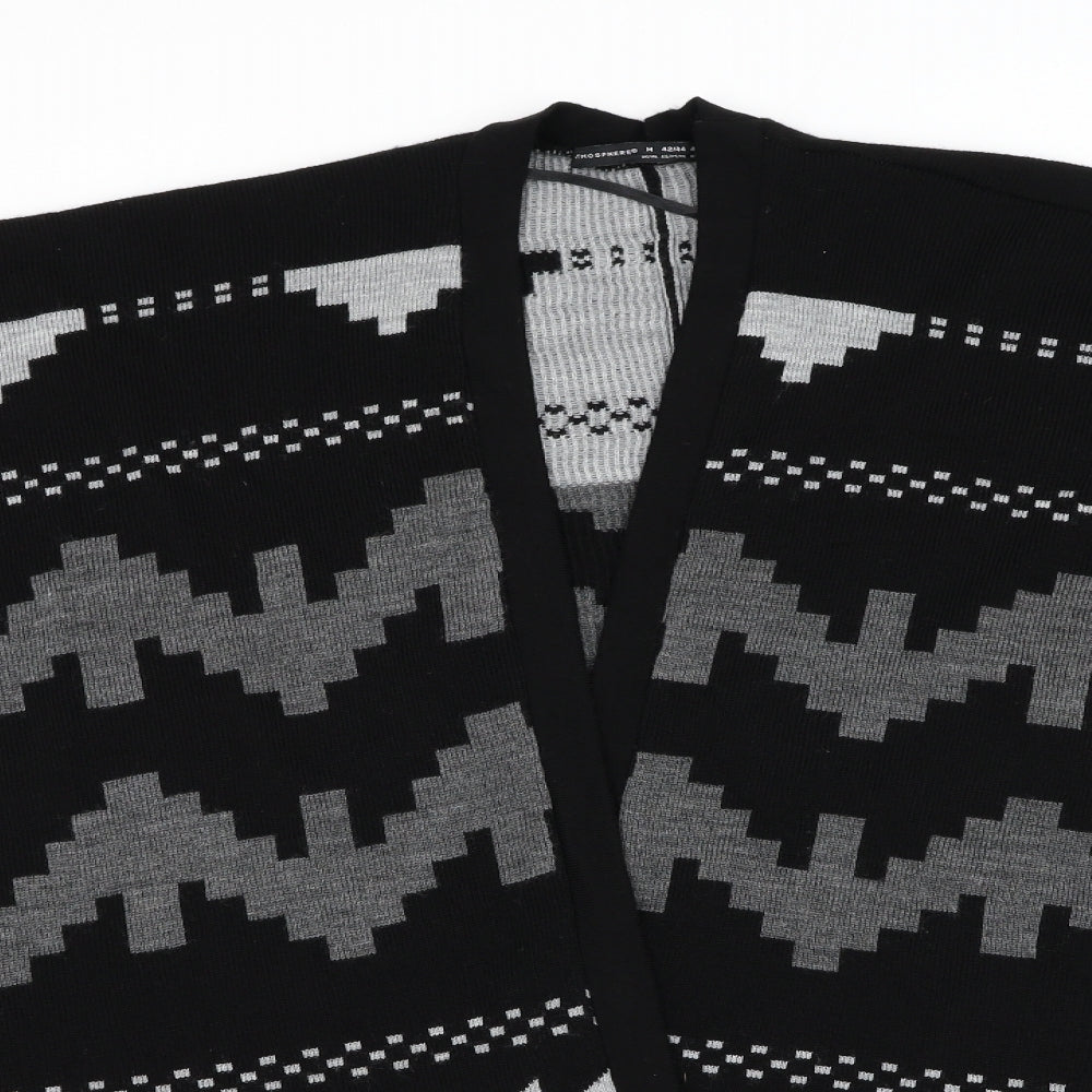 Womens UK Size M Atmosphere Black Cape Jumper