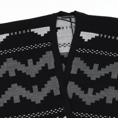 Womens UK Size M Atmosphere Black Cape Jumper